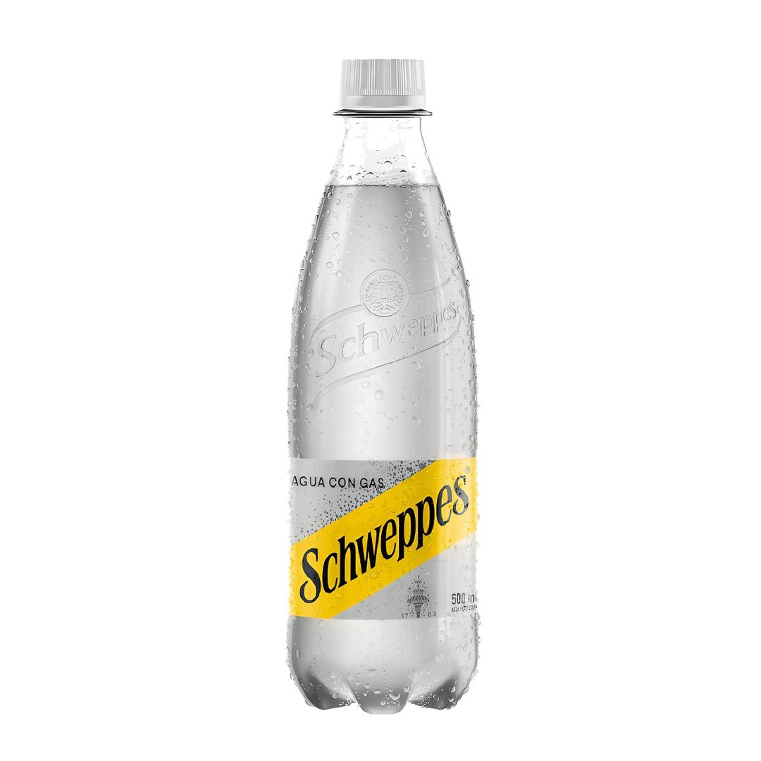 Agua con Gas Schweppes 500ml (Paquete x15)