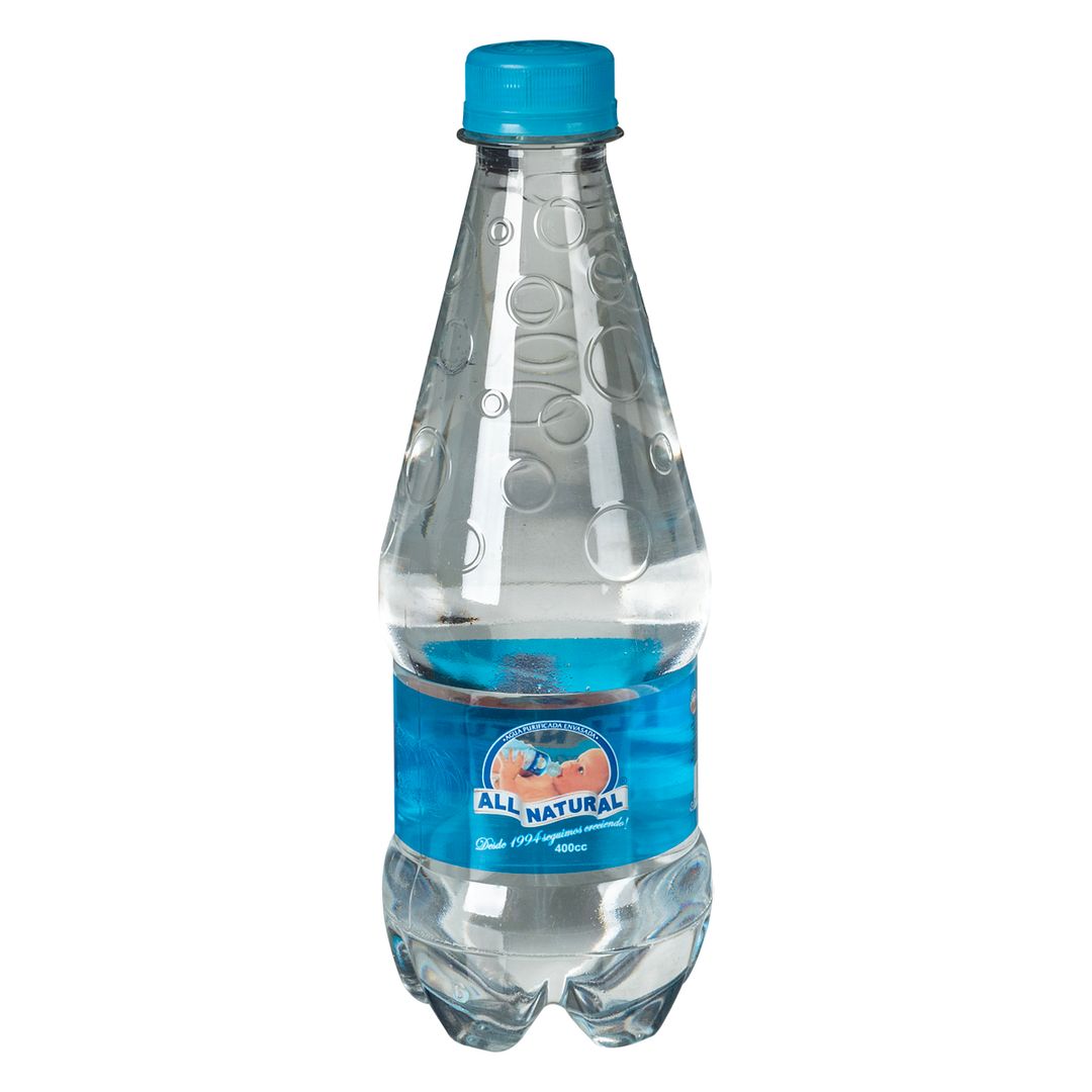 Agua sin Gas All Natural 400ml (Paquete x15)