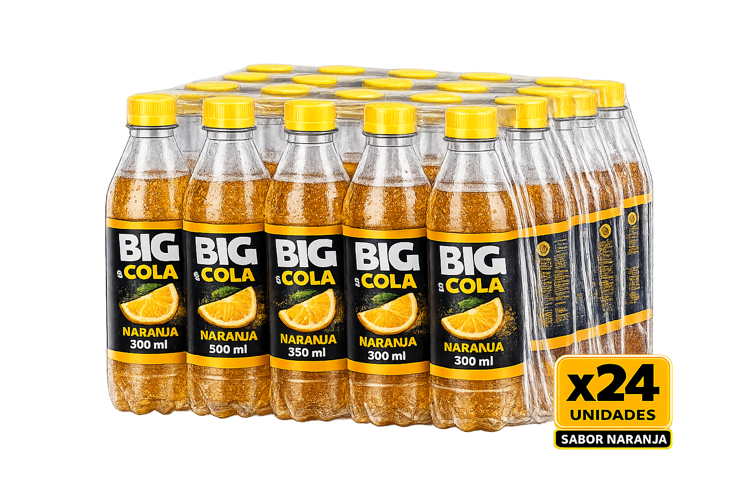Bebida gaseosa Big Cola Naranja 300ml