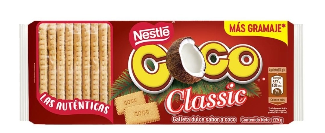 Galleta Coco Taco Clásica – Galleta Crujiente con Sabor a Coco  | 1 Unidad