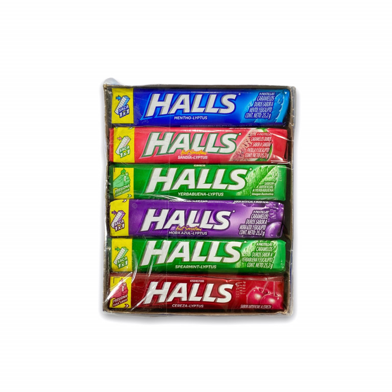HALLS BARRA SURTIDO X12
