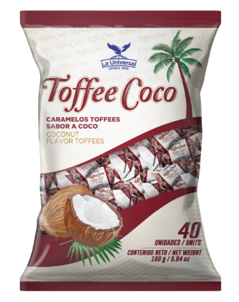 CARAMELO TOFFEES COCO FDA 40UND