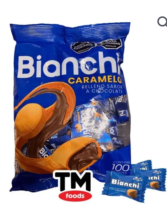 CARAMELO BIANCHI AZUL 100UND