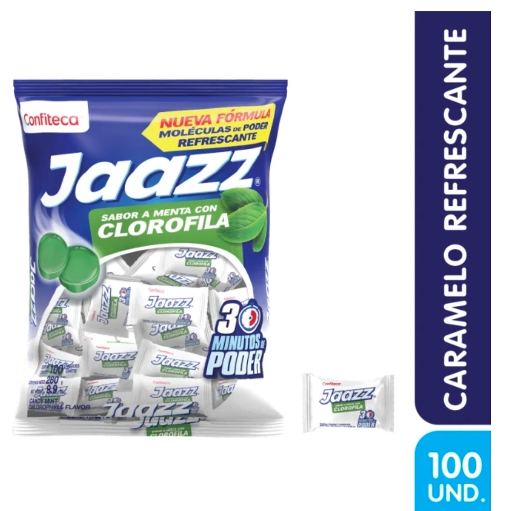 CARAMELOS JAAZZ CLOROFILA FDA 100UND