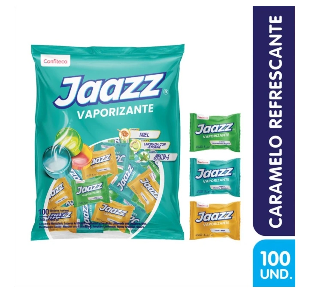 CARAMELOS JAAZZ VAPORIZANTE FDA 100UND