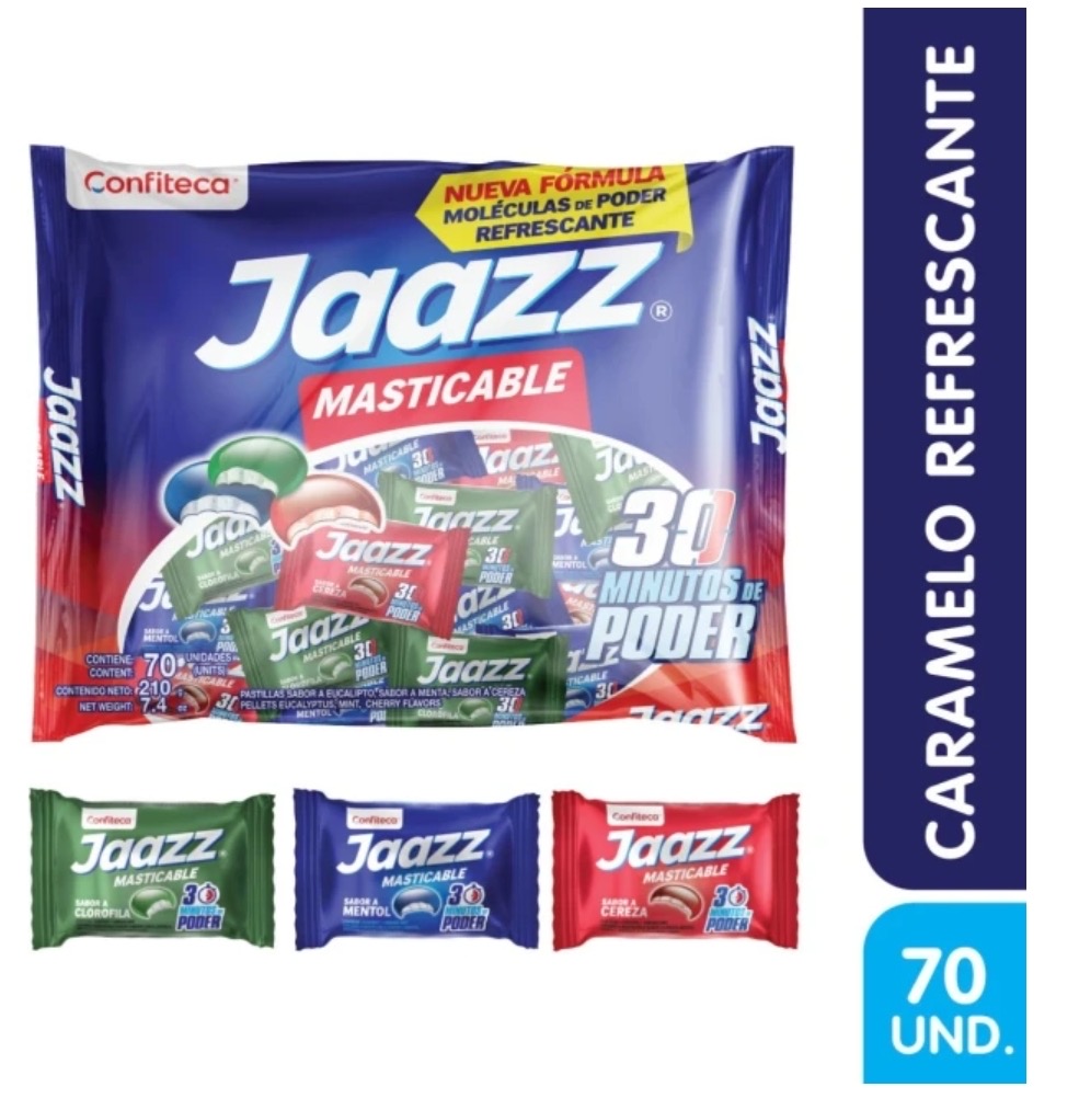 CARAMELOS JAAZZ MASTICABLES FDA 70UND