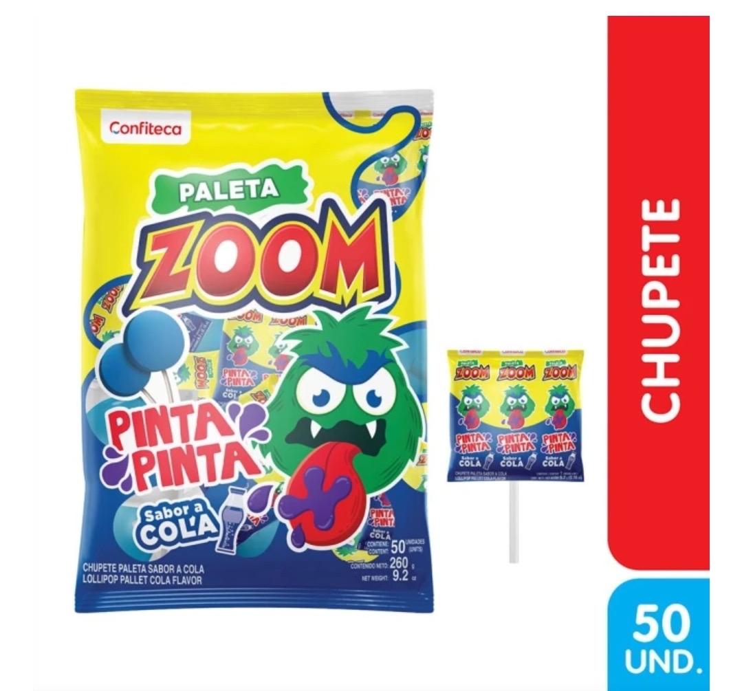 PALETA ZOOM PINTA COLA 50UND