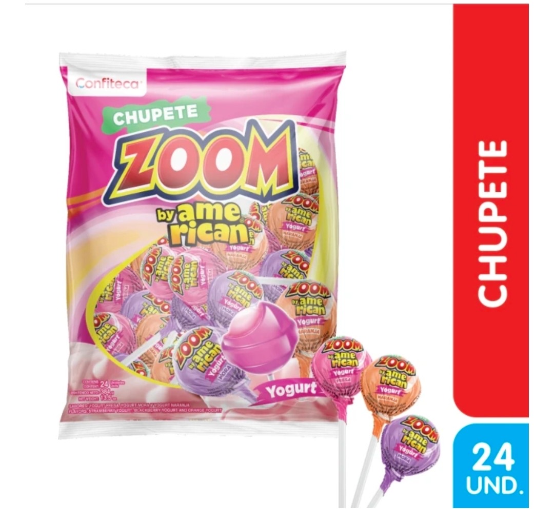 CHUPETE ZOOM YOGURT 24UND