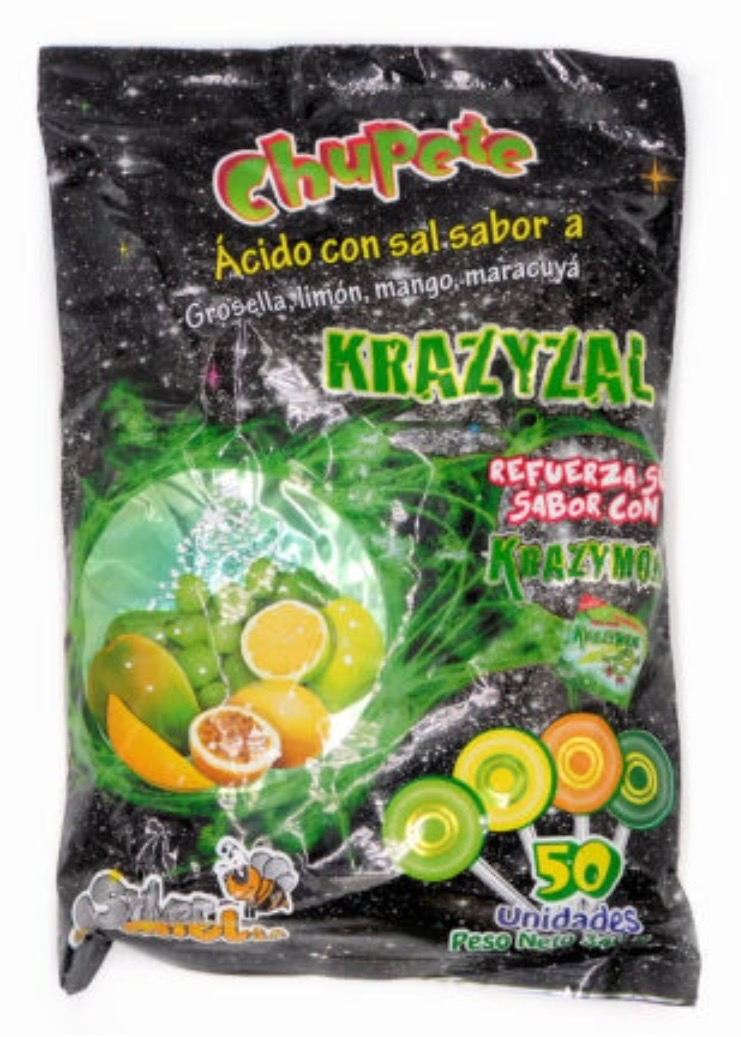 CHUPETES ÁCIDOS KRAZIZAL 50UND