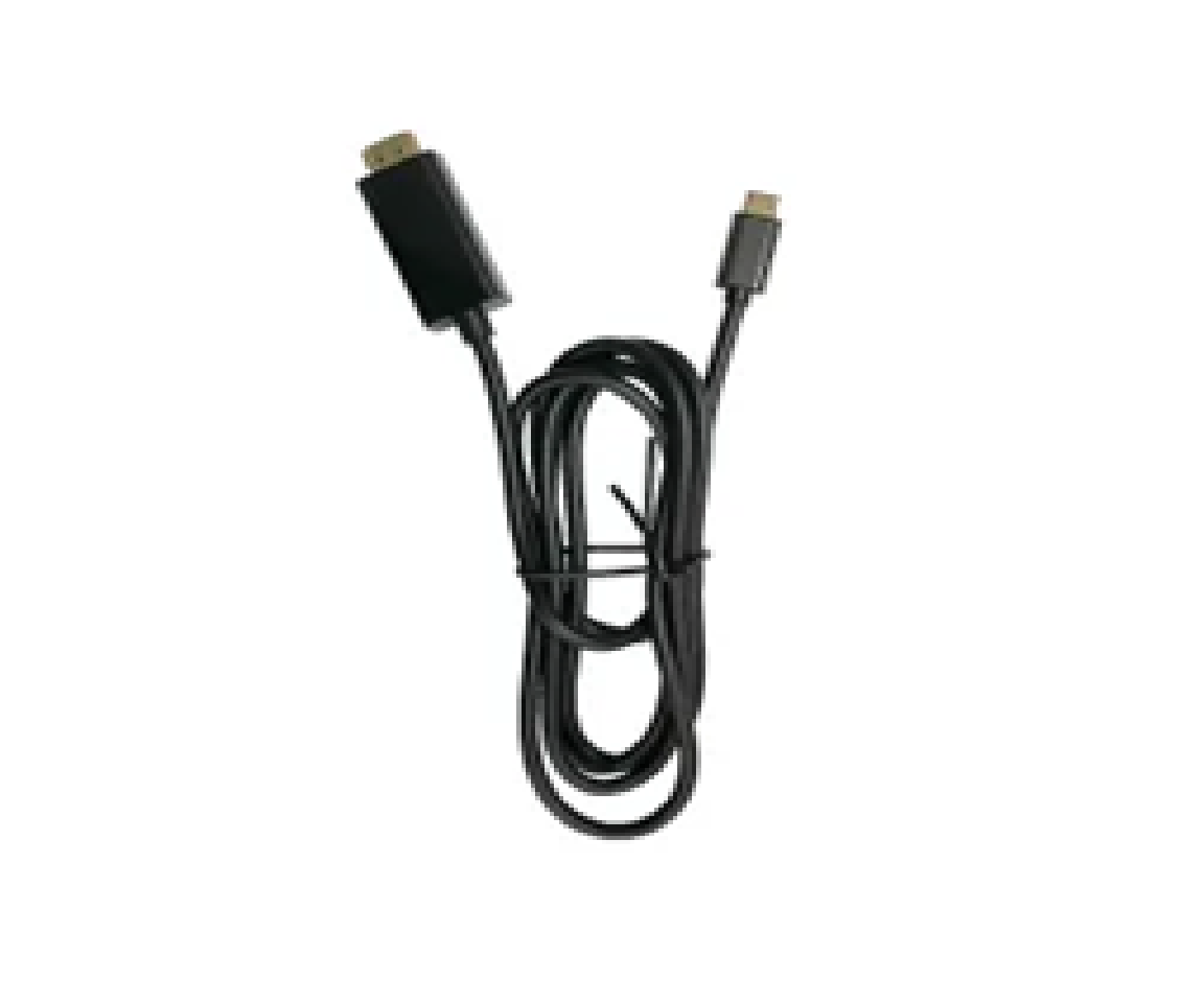 Cable tipo C para HDTV 3840x2160, 1,5 m, color negro