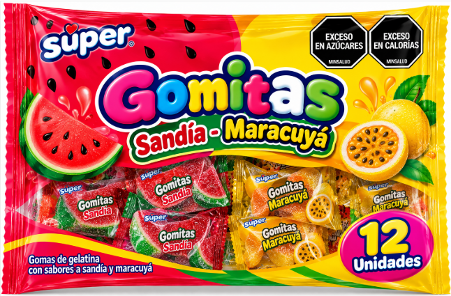 GOMITAS SANDIA-MARACUYA x12U