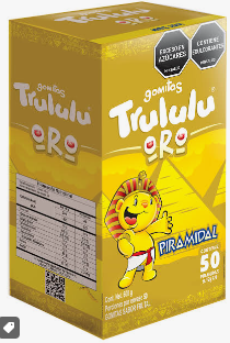 GOMITAS TRULULU ORO CARTON X50U