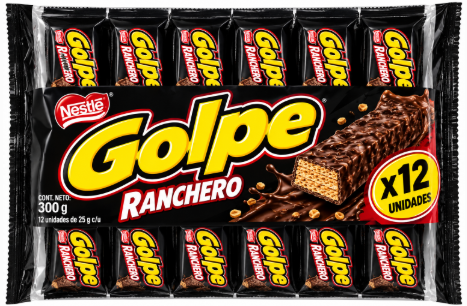 GOLPE 25G NEGRO RANCHERO X12