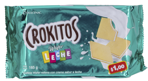 CRK WAFER LECHE RISTRA 141g x6und