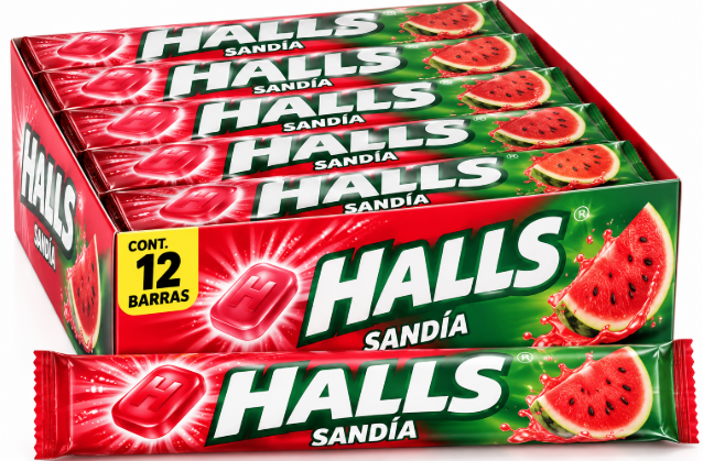 HALLS BARRA SANDIA X12