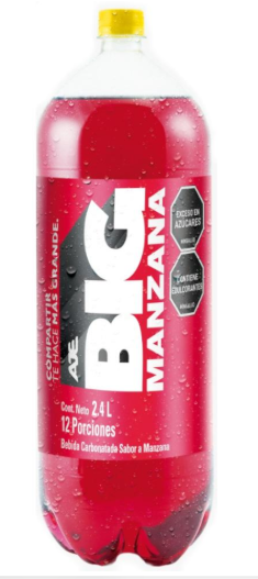 Bebida Big Cola Manzana 2.5L