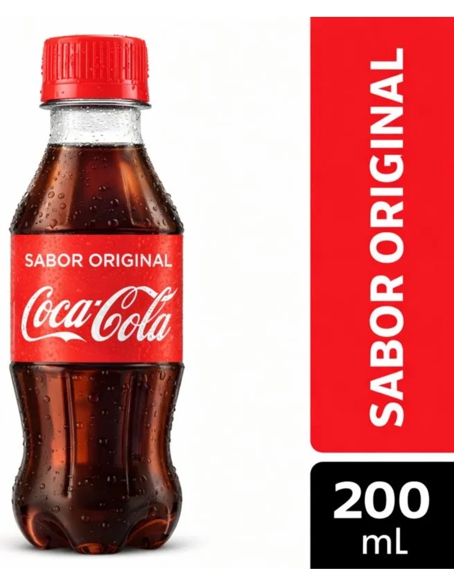 Bebida gaseosa Coca Cola 200ml