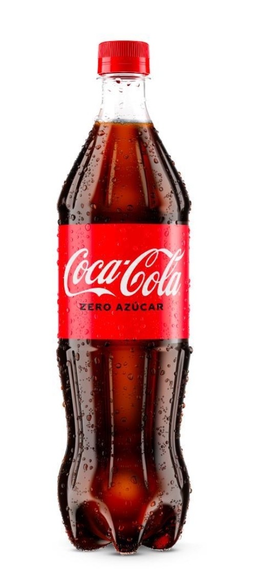 Bebida gaseosa Coca Cola zero 1LT
