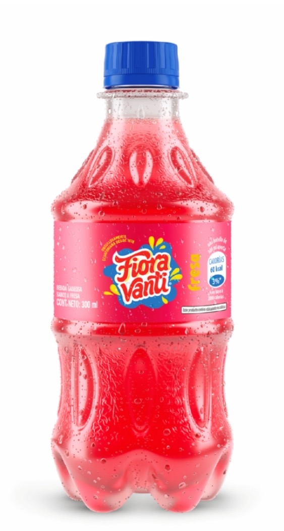 Bebida gaseosa Fiora Fresa 300ml