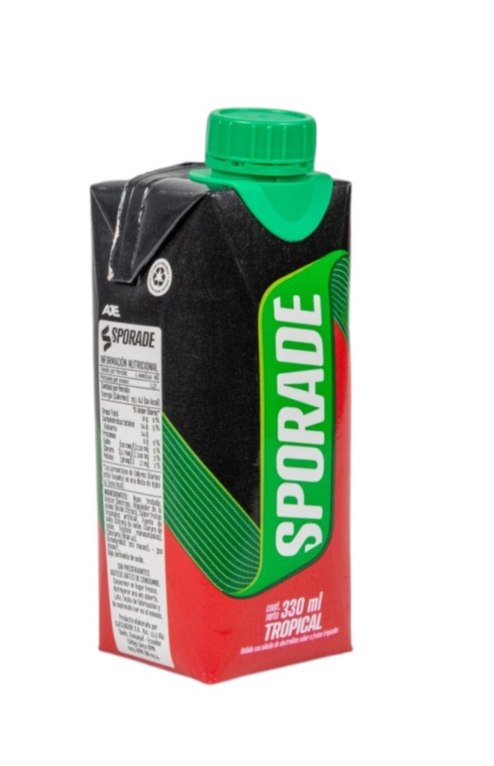 Bebida hidratante Sporade Rojo 330ml x 12