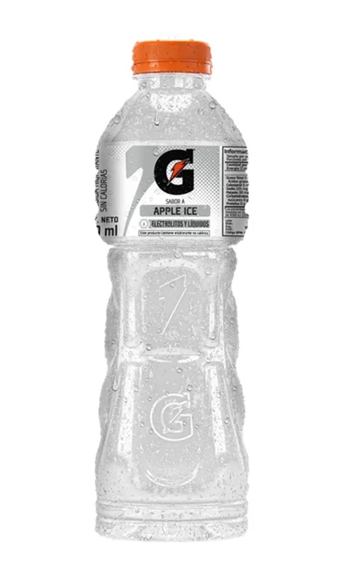 Bebida hidratante Gatorade Manzana 500ml x 12