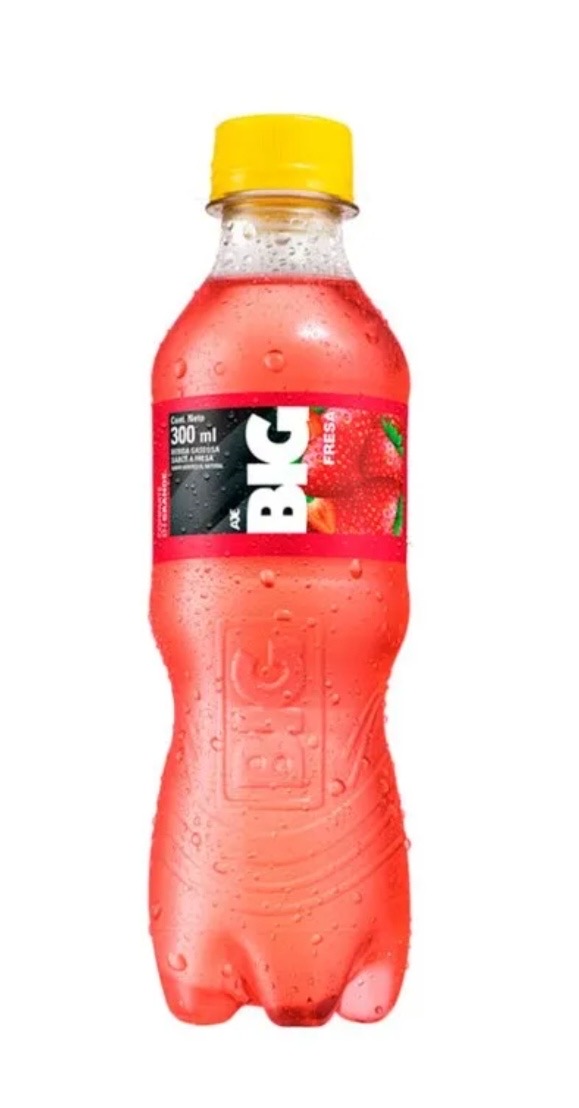 Bebida gaseosa Big Cola Fresa 300ml x24